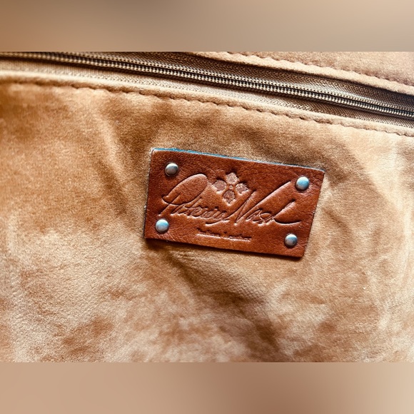 LIKE NEW PATRICIA NASH Black Leather Tote - Picture 6 of 10